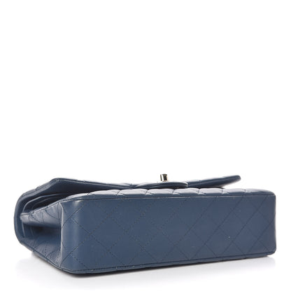 Chanel Lambskin Quilted Medium Double Flap Blue 4 of 10