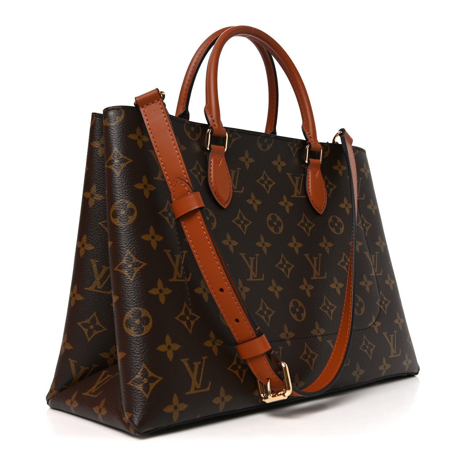Louis Vuitton Monogram Flower Tote Caramel 3 of 10
