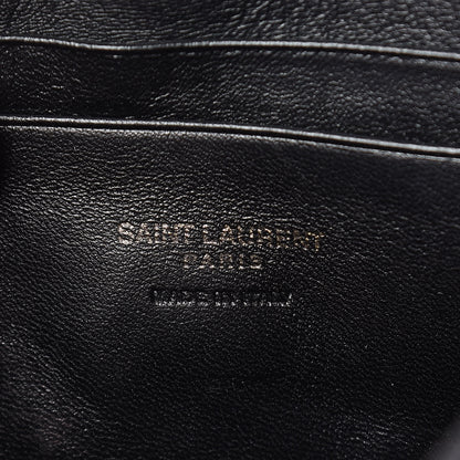 Saint Laurent Grain De Poudre Matelasse Monogram Mini Lou Camera Bag Black 6 of 11