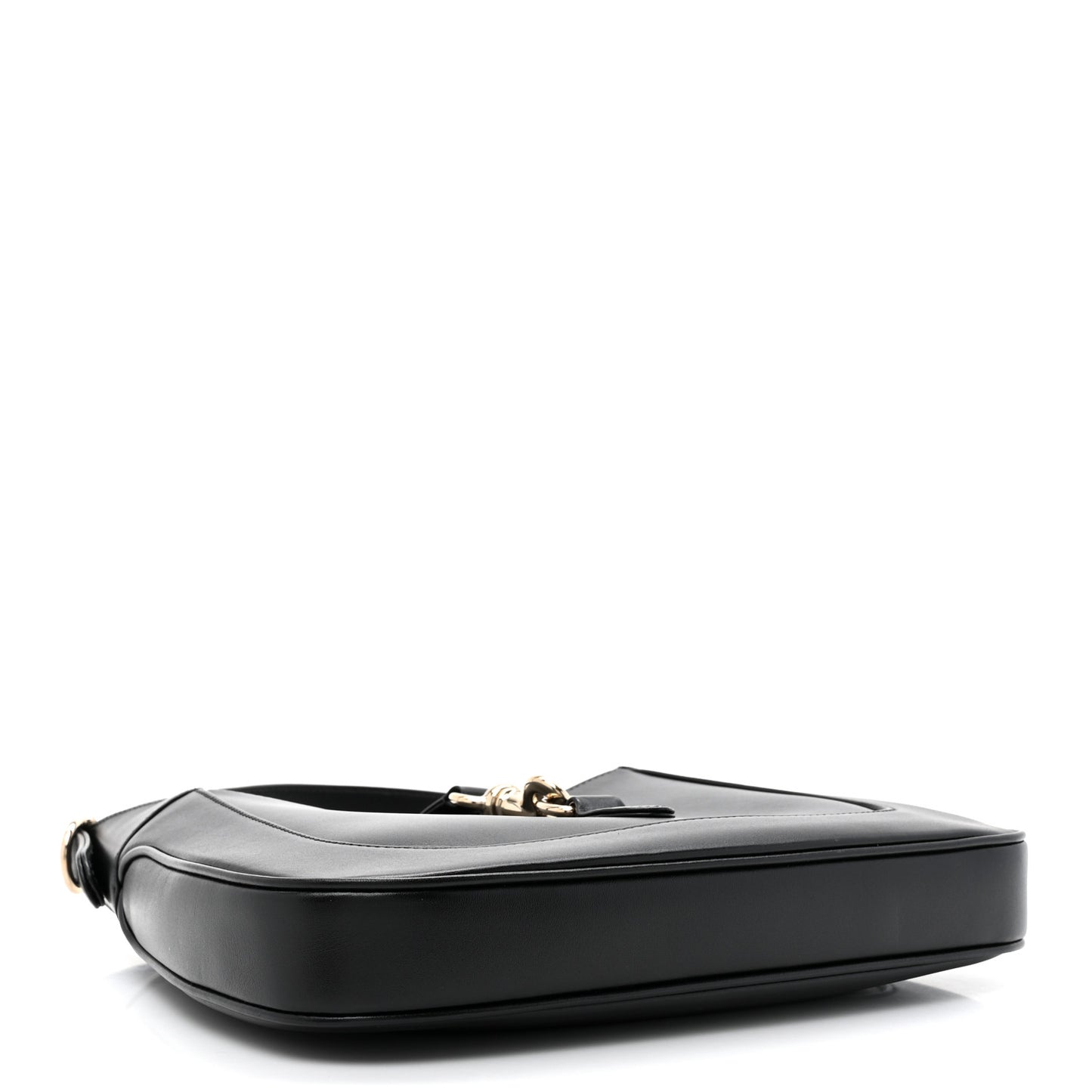 Calfskin Small Jackie Shoulder Bag Black