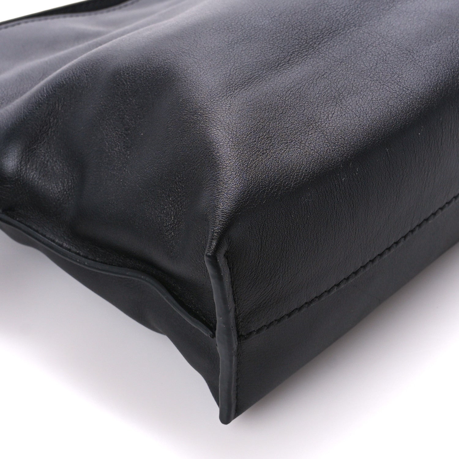 Loewe Calfskin Mini Flamenco Knot Clutch Black 9 of 10