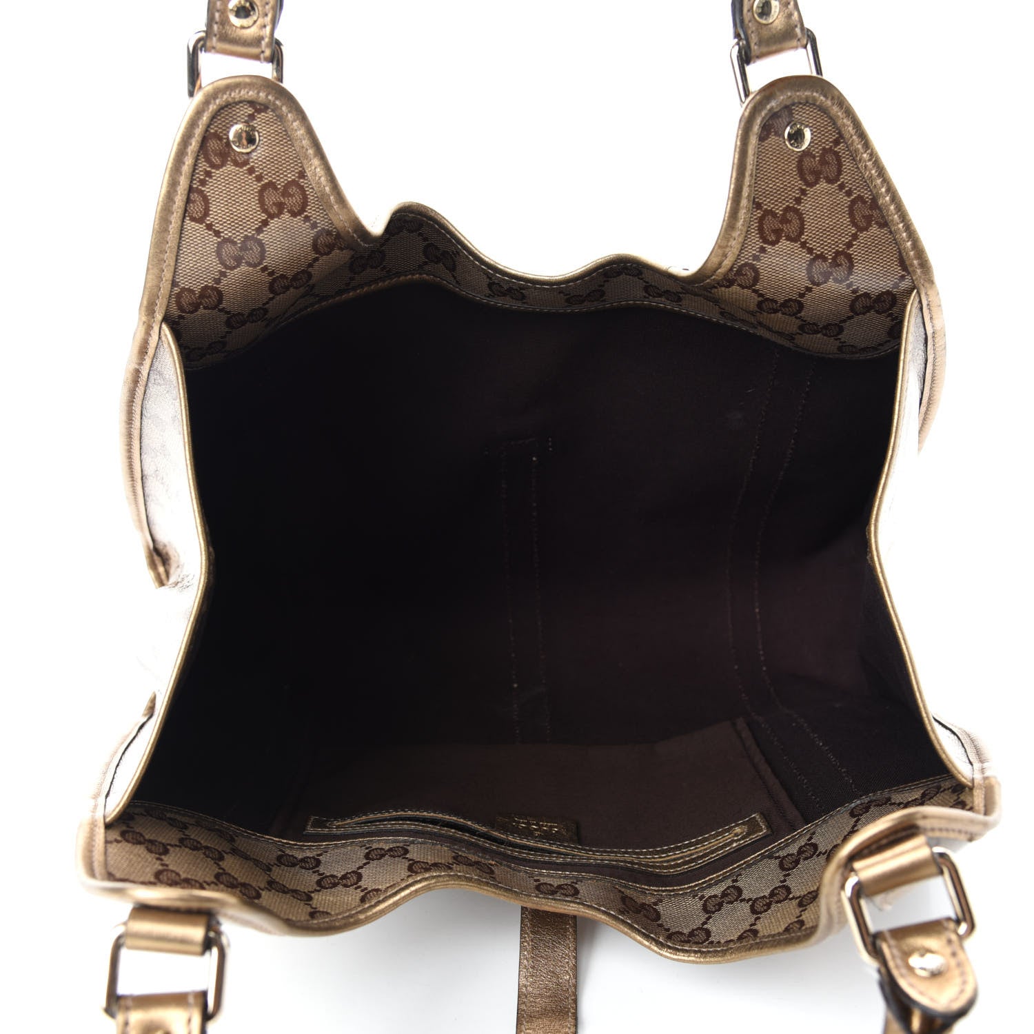 Gucci Crystal Monogram Medium Joy Shoulder Bag Bronze 5 of 12