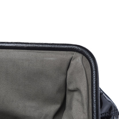 Marc Jacobs Patent Calfskin Quilted Stam Black 12 of 12