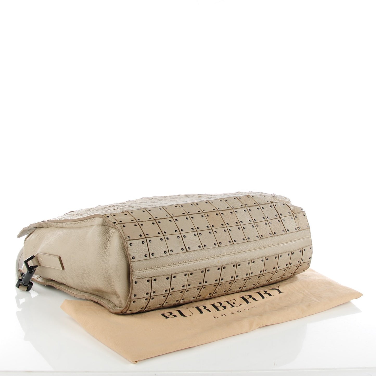 Prorsum Calfskin Studded Large Warrior Tote Beige