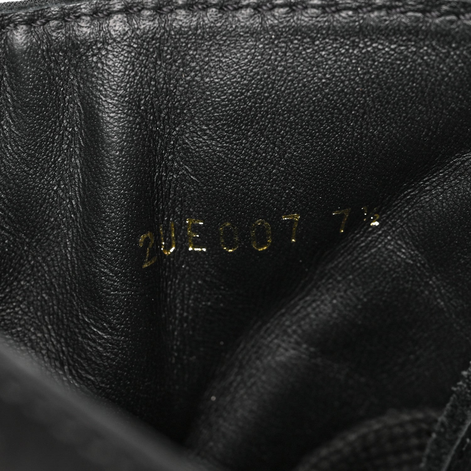Prada Spazzolato Rois Re-Nylon Metal Triangle Logo Mens Monolith Pouch Pocket 60mm Combat Boots 7.5 Black 6 of 8