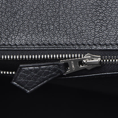 Hermes Taurillon Clemence Birkin 30 Black 11 of 28