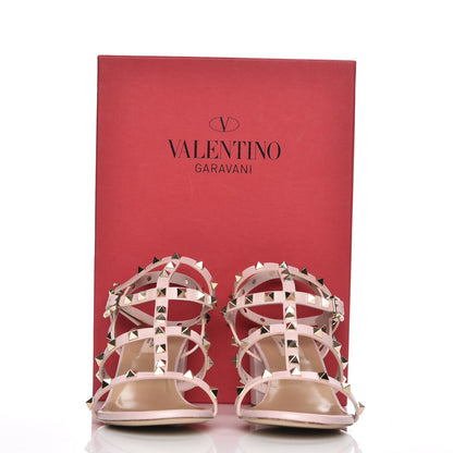 Valentino Garavani Calfskin Rockstud 60mm City Sandals 40 Water Rose 8 of 8
