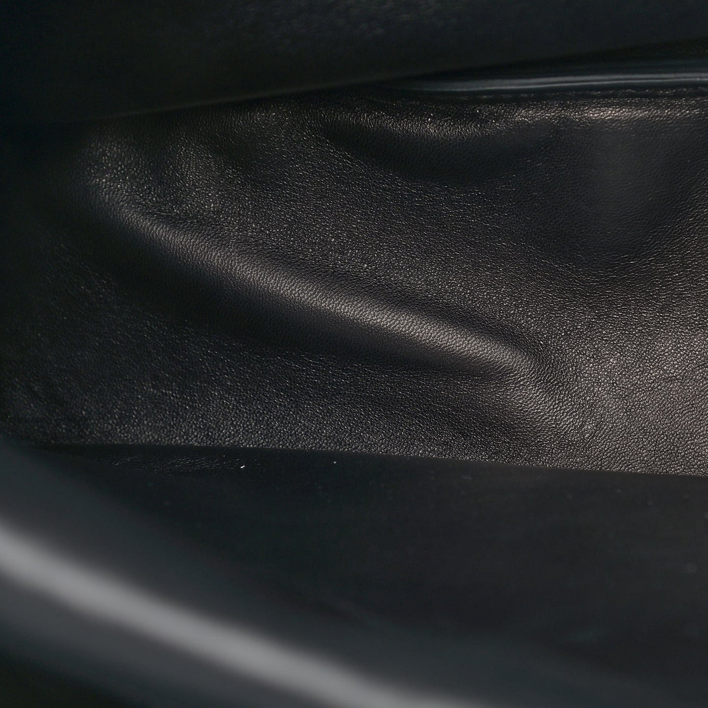 City Calfskin Large Double Bag Black