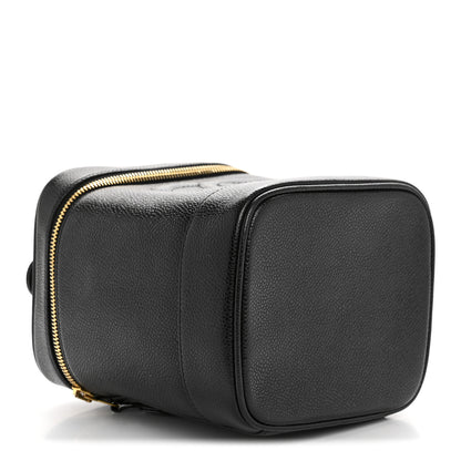 Chanel Caviar Vanity Cosmetic Case Black 4 of 10