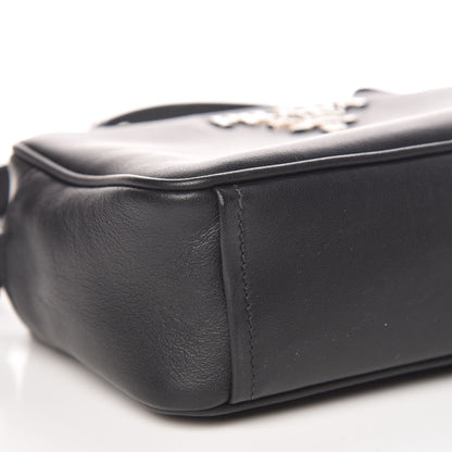 Prada Soft Calfskin Camera Crossbody Bag Black 9 of 10