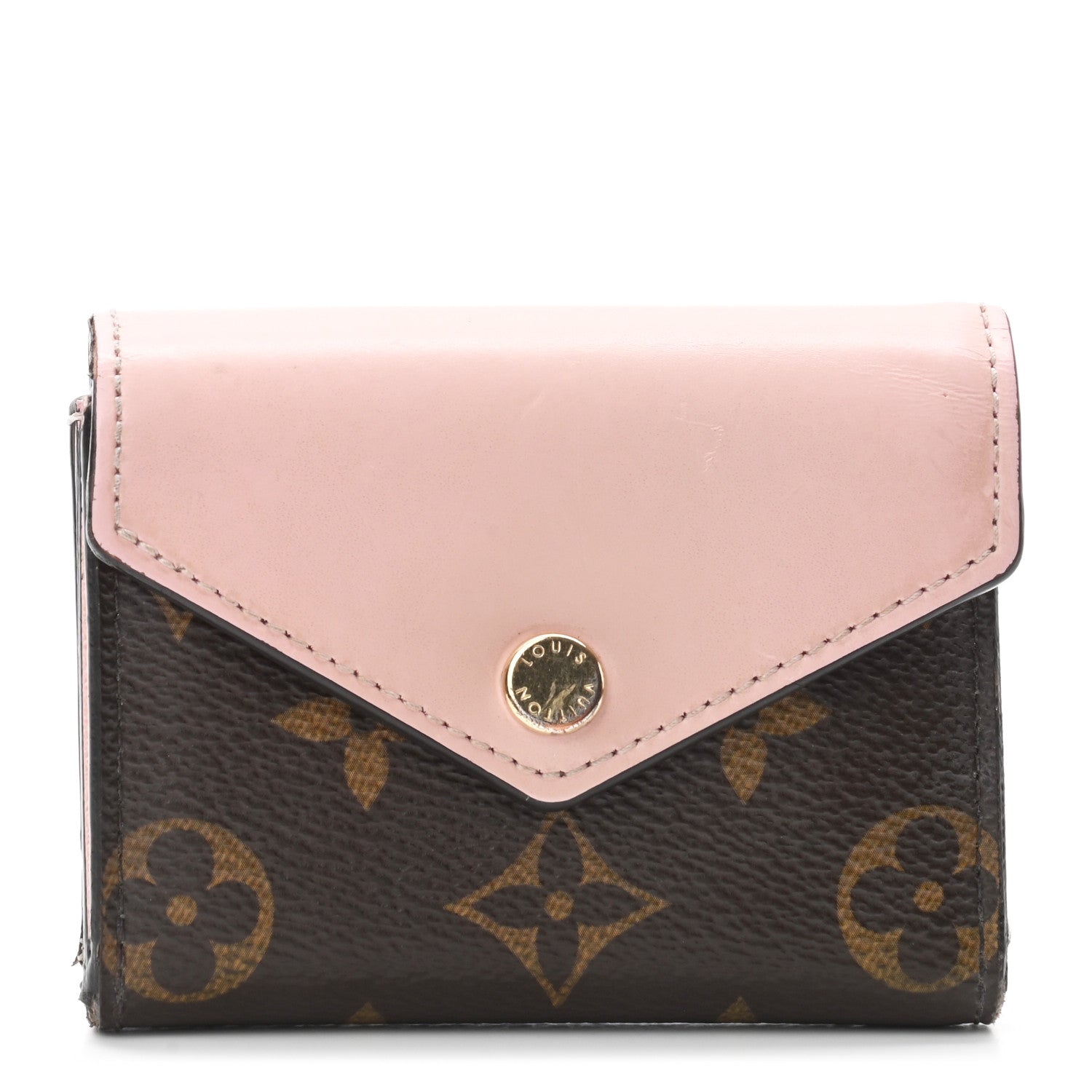 Louis Vuitton Monogram Zoe Wallet Rose Ballerine 1 of 9