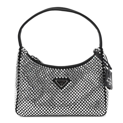 Prada Satin Crystal Mini Re-Edition 2000 Bag Cristal 1 of 8