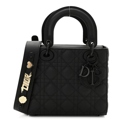 Christian Dior Ultra Matte Calfskin Cannage Small My ABCDior Lady Dior Black 1 of 10