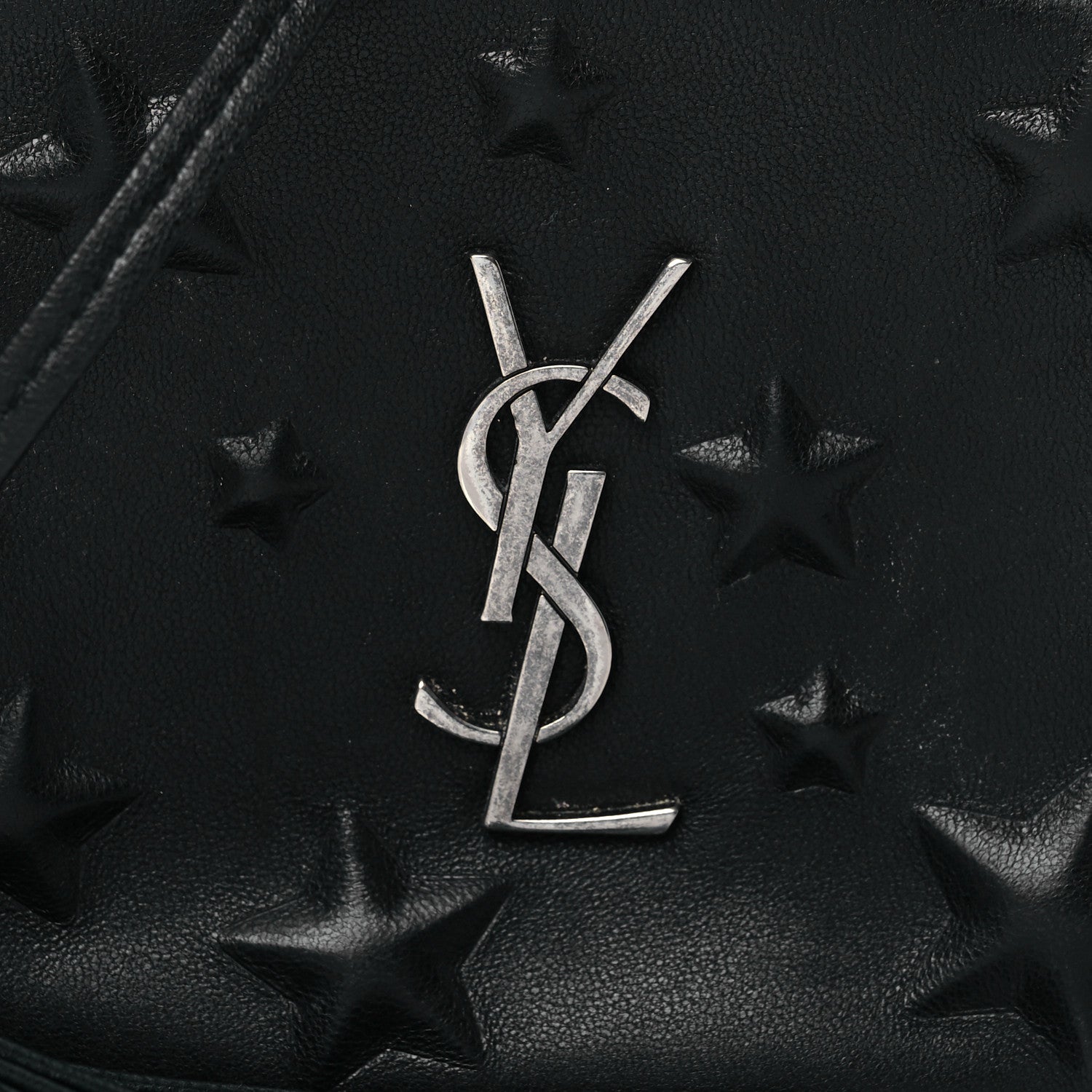 Saint Laurent Nappa Embossed Star Monogram Blogger Bag Black 8 of 10