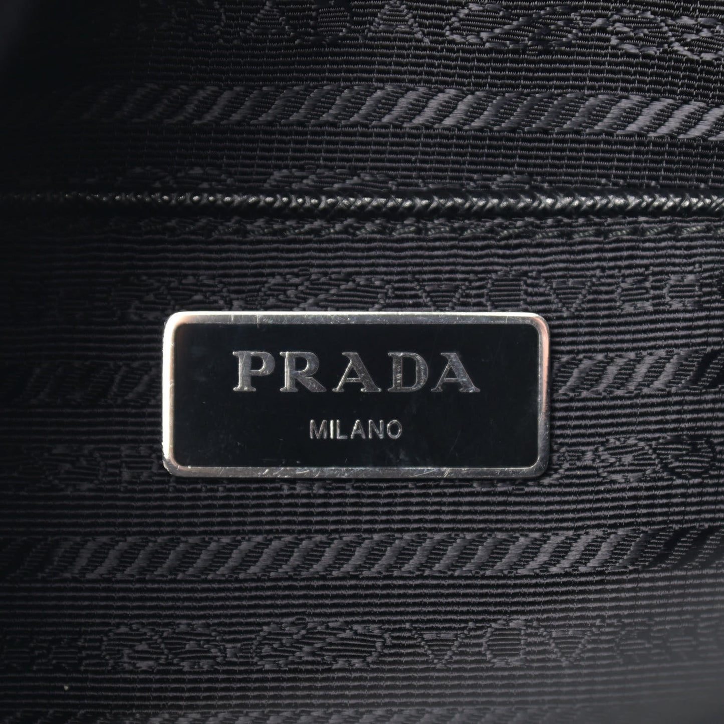 Nylon Vela Messenger Bag Black