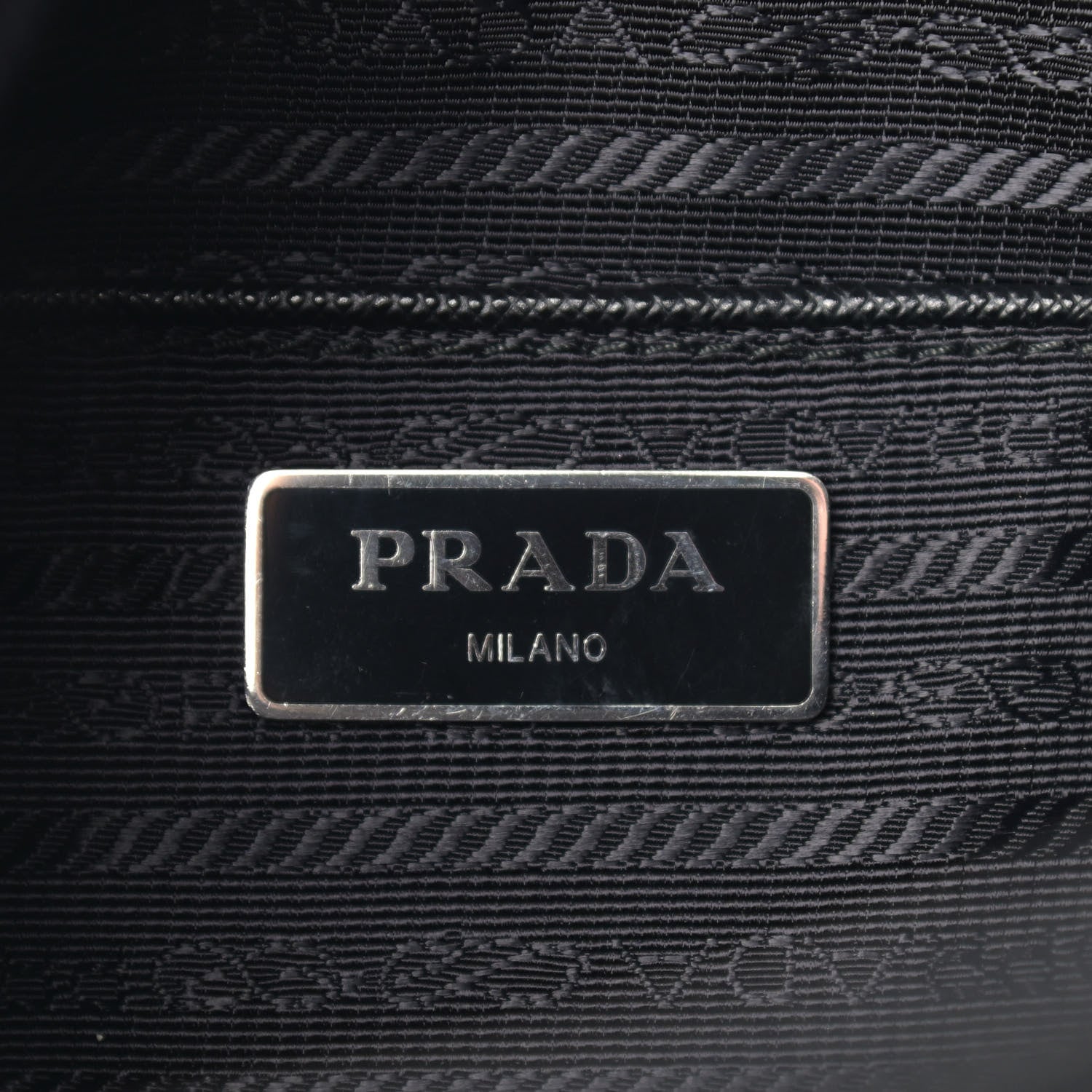 Prada Nylon Vela Messenger Bag Black 6 of 13