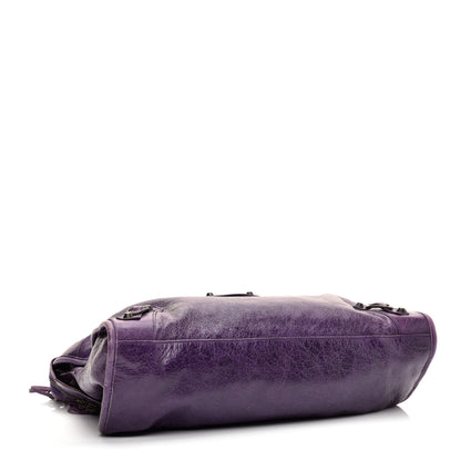 Balenciaga Agneau Classic Hardware City Sapphire 4 of 9