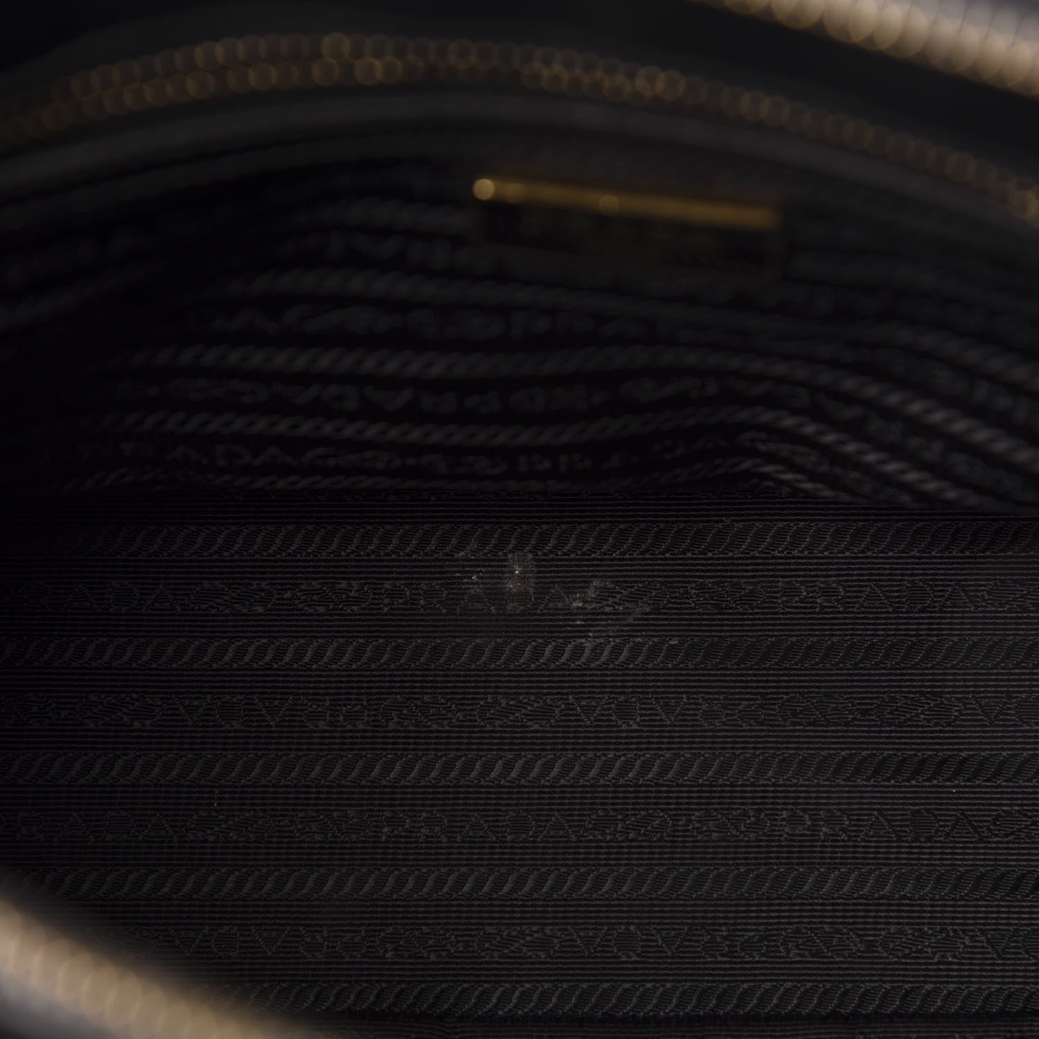 Prada Saffiano Small Galleria Double Zip Tote Black 8 of 16