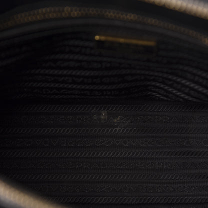 Prada Saffiano Small Galleria Double Zip Tote Black 8 of 16