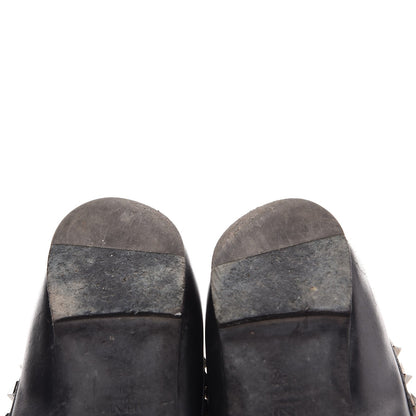 Valentino Garavani Nappa Rockstud Cage Ballerina Flats 36.5 Black 14 of 16
