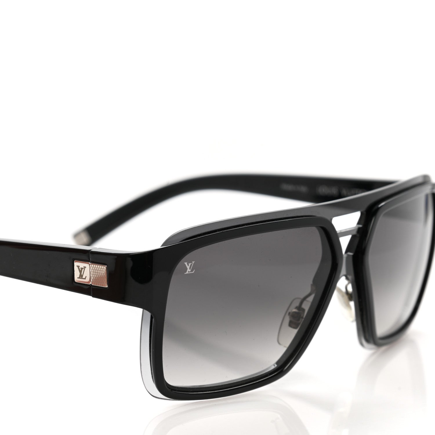 Louis Vuitton Acetate Enigme GM Sunglasses Z0361U Black 7 of 8