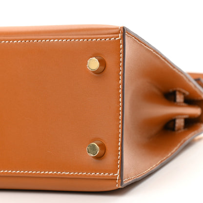 Hermes Veau Butler Kelly Sellier 25 Natural Sable 10 of 17