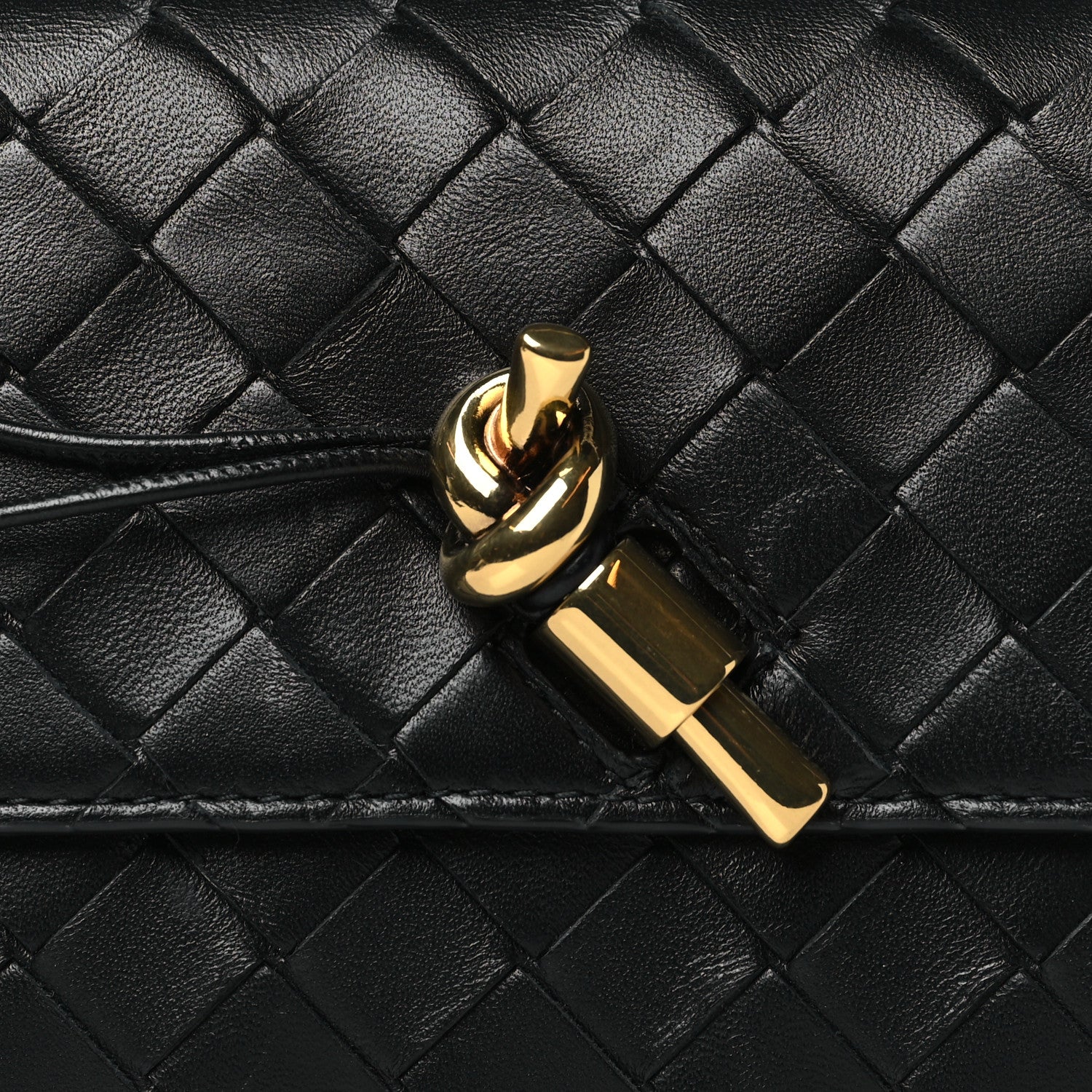 Bottega Veneta Nappa Intrecciato Long Andiamo Top Handle Clutch Black 7 of 9