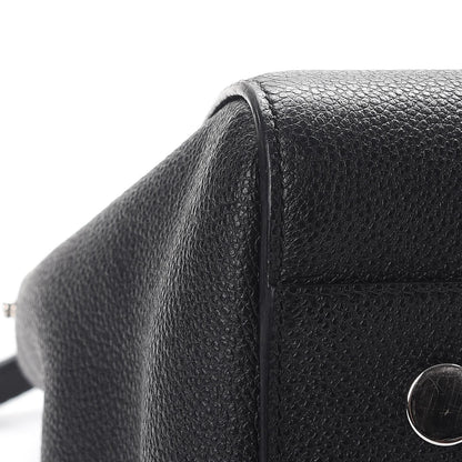 Saint Laurent Grained Calfskin Small Cabas Rive Gauche Black 10 of 12
