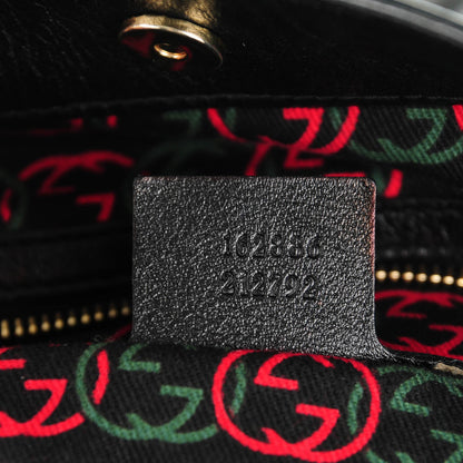 Gucci Calfskin Medium Britt Tote Black 7 of 7