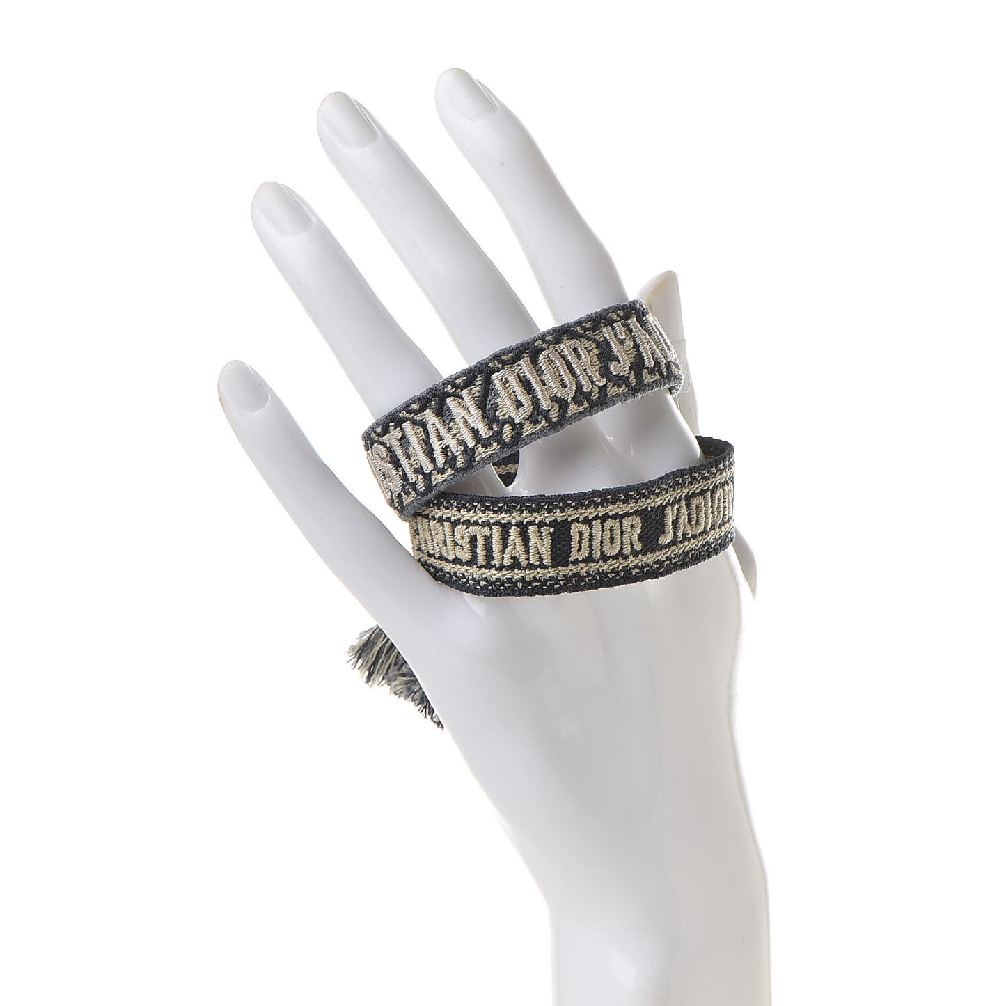 Woven Cotton J'Adior Friendship Bracelet Set Navy