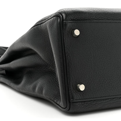 Hermes Taurillon Clemence Kelly Retourne 35 Black 9 of 16
