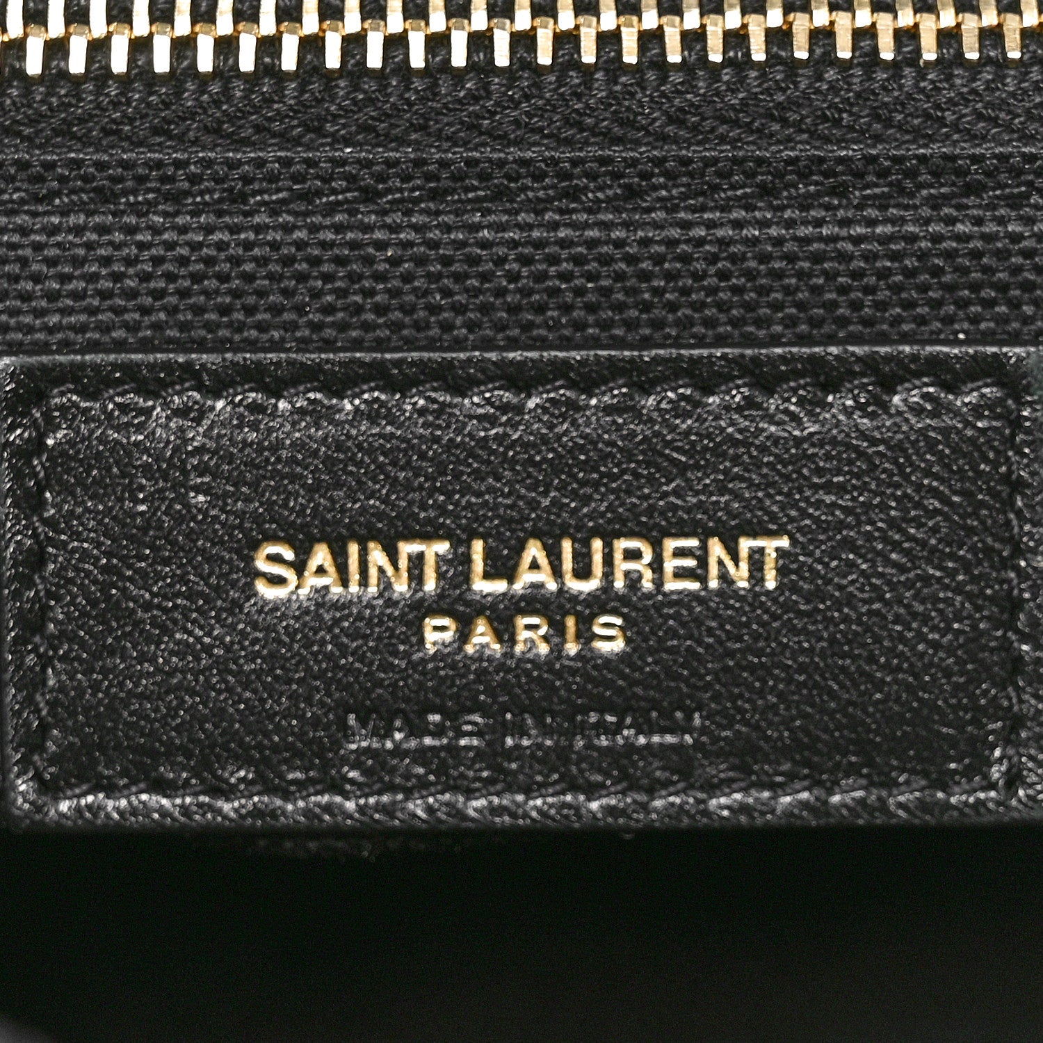 Saint Laurent Raffia Monogram Medium Jamie Black 6 of 11