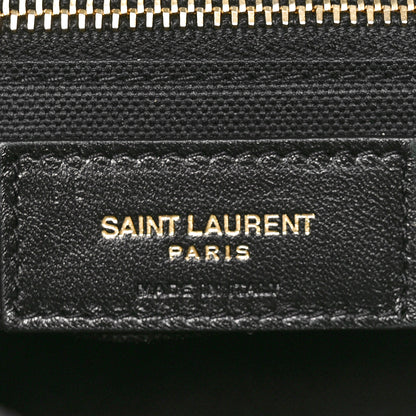 Saint Laurent Raffia Monogram Medium Jamie Black 6 of 11