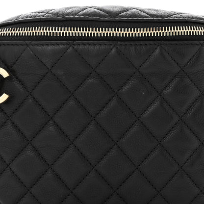 Chanel Calfskin Quilted Banane Waist Bag Fanny Pack Black 8 of 12