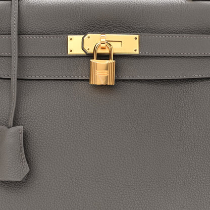 Hermes Togo Kelly Retourne 28 Gris Meyer 8 of 12