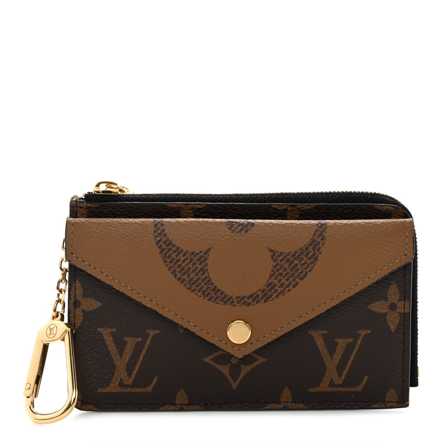 Louis Vuitton Reverse Monogram Recto Verso Card Holder Brown 1 of 8