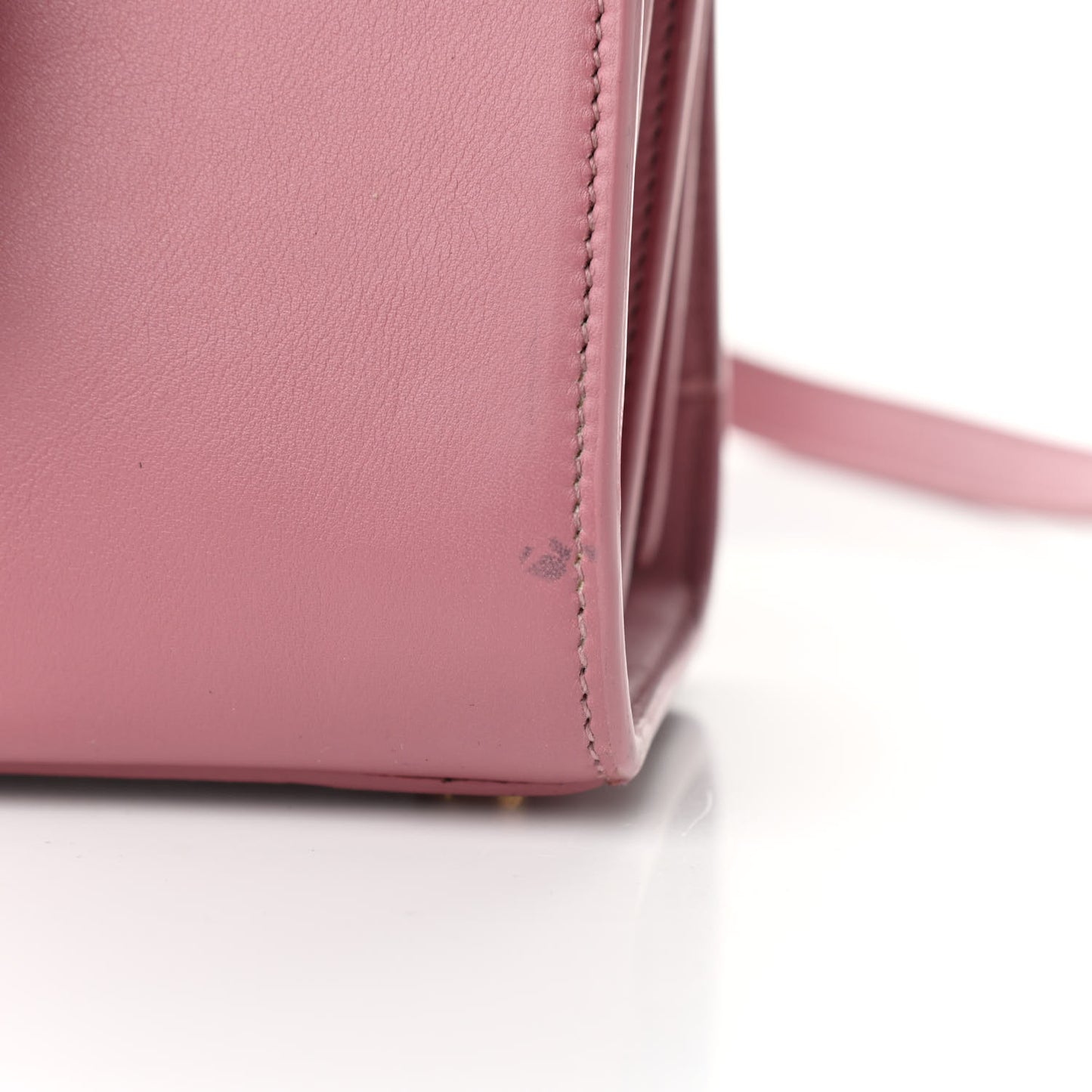 Smooth Calfskin Nano Sac De Jour Rose Dark