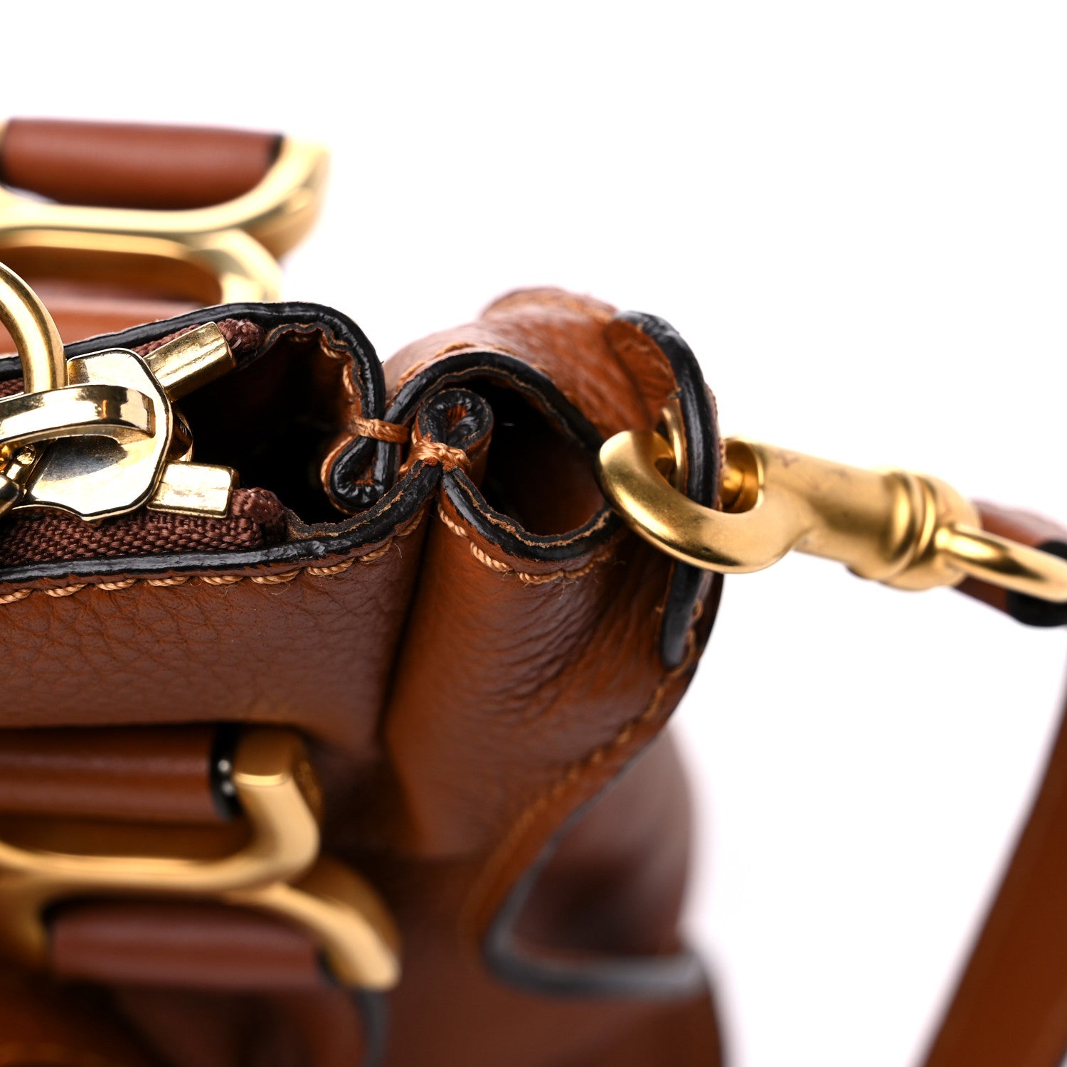 Chloe Calfskin Medium Marcie Satchel Tan 12 of 12