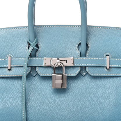 Hermes Epsom Birkin 25 Bleu Jean 10 of 18