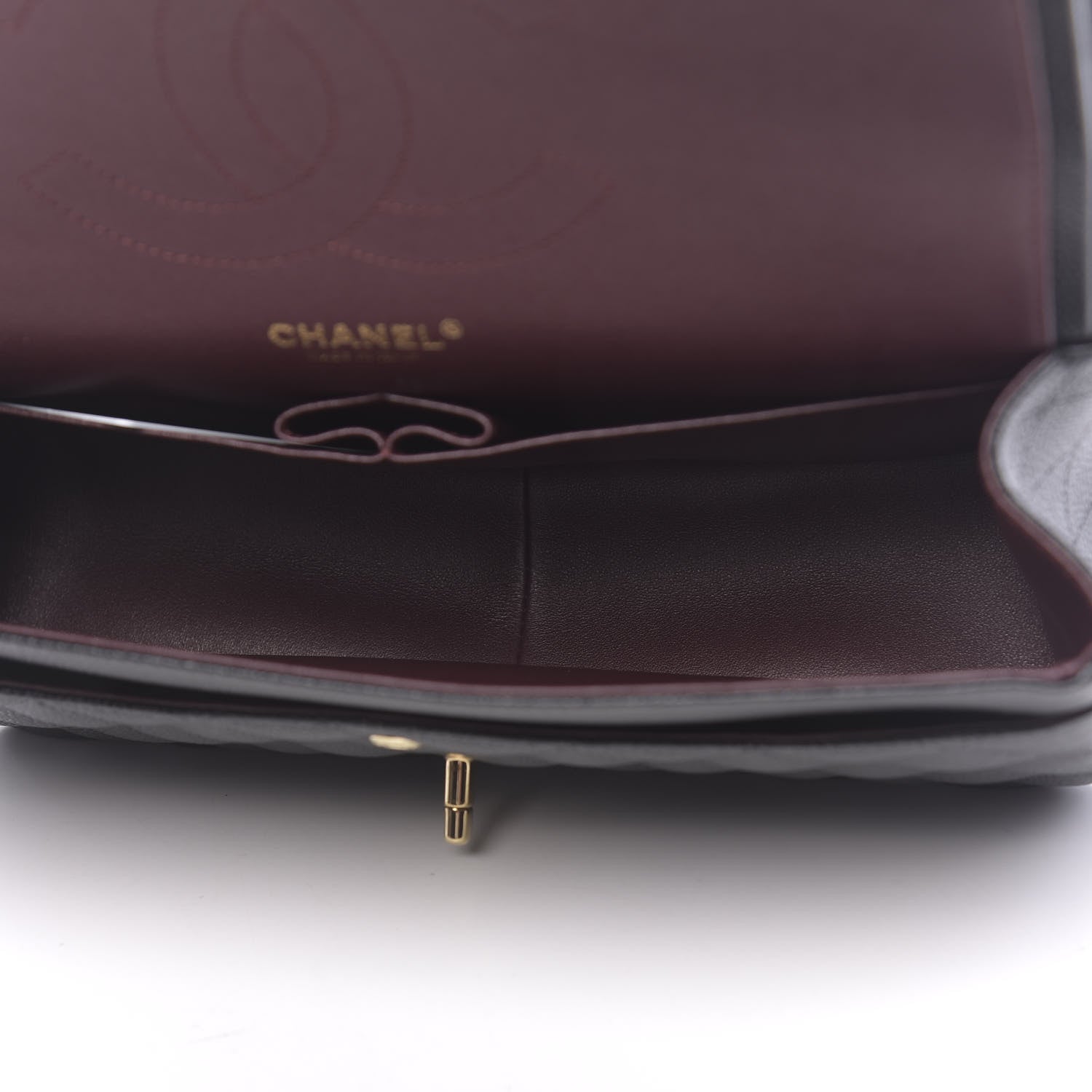 Chanel Caviar Quilted Jumbo Double Flap Black 5 of 11