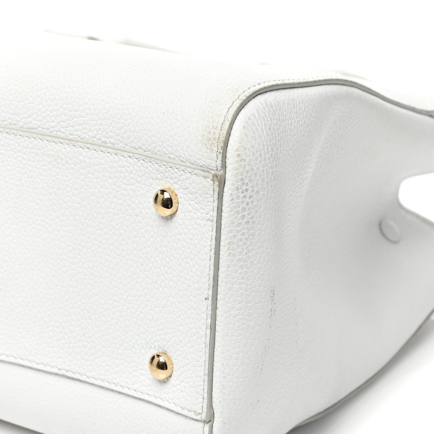 Chanel Grained Calfskin Small Neo Executive Shopper Tote White 10 of 21