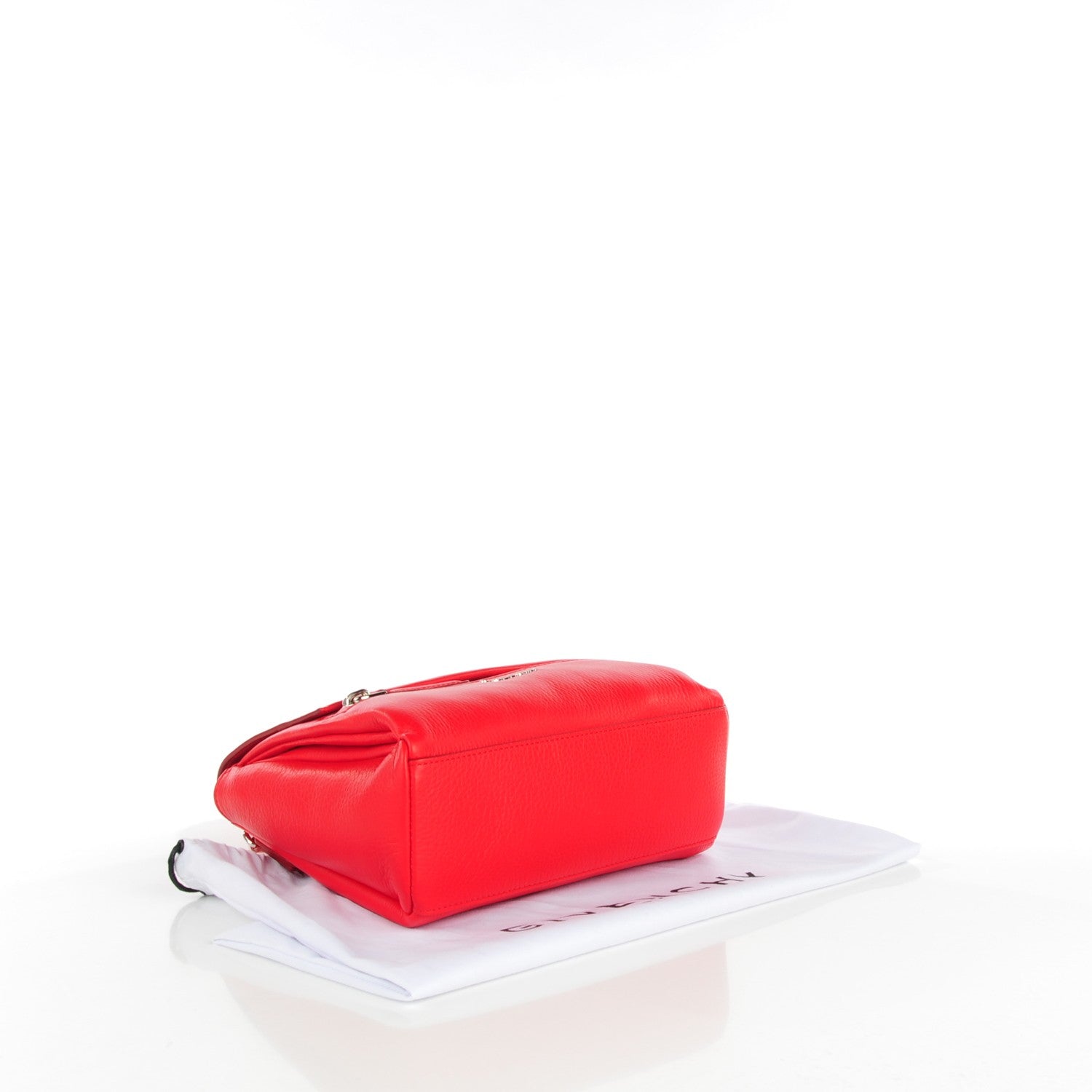 Givenchy Waxy Grained Calfskin Mini Pandora Pure Flap Bag Red 3 of 7