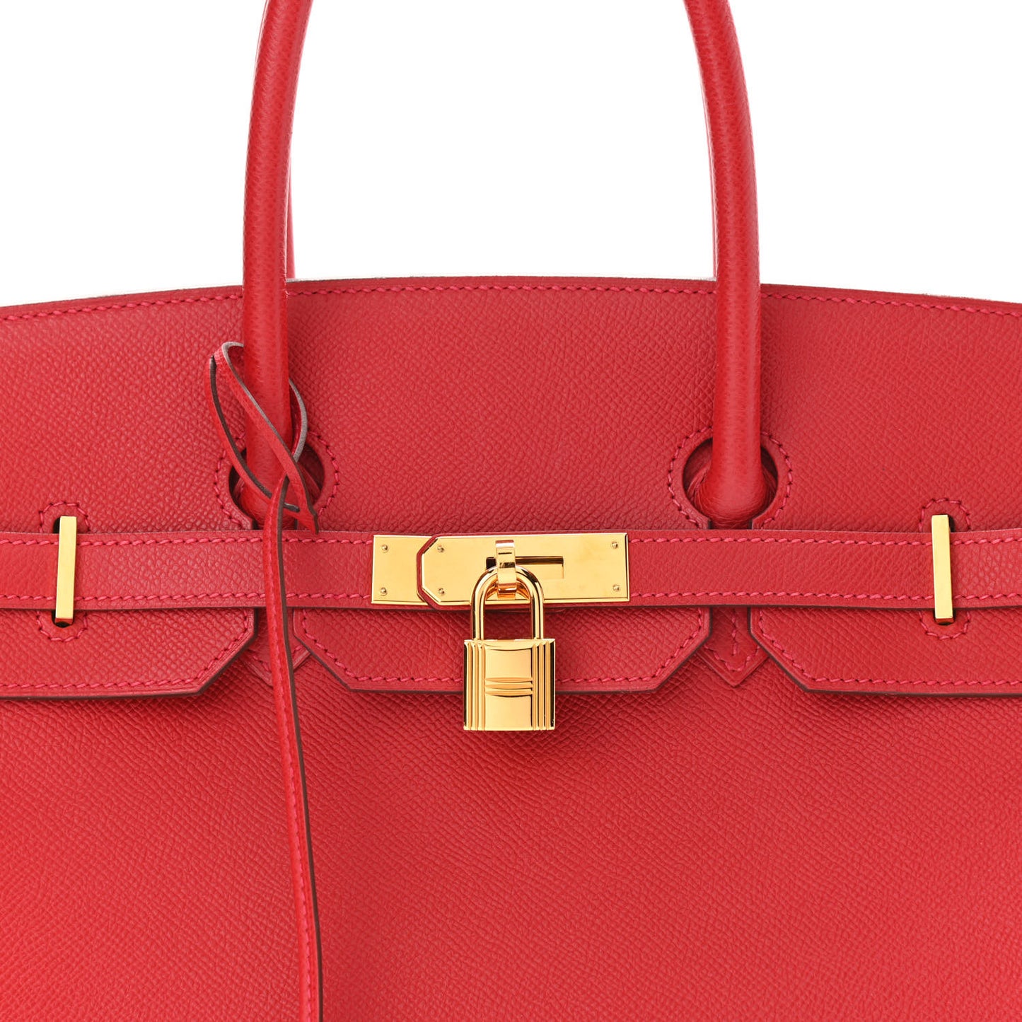 Epsom Birkin 35 Rouge Casaque