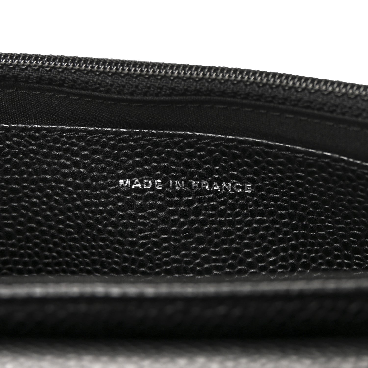 Chanel Caviar Half Moon Wallet On Chain WOC Black 7 of 12