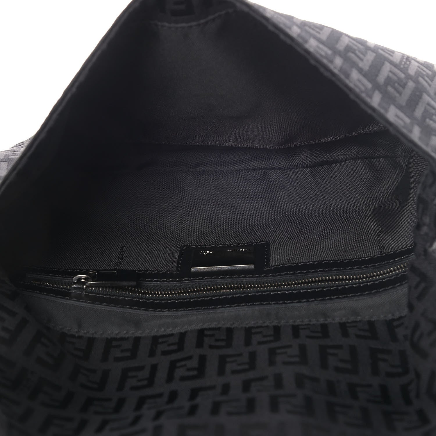 Fendi Zucchino Baguette Black 4 of 6
