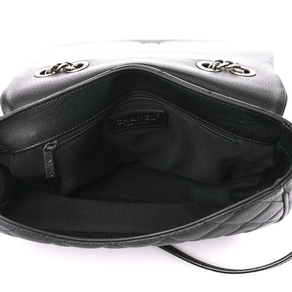 Chanel Calfskin Quilted Casual Pocket Messenger Flap Black 5 of 11