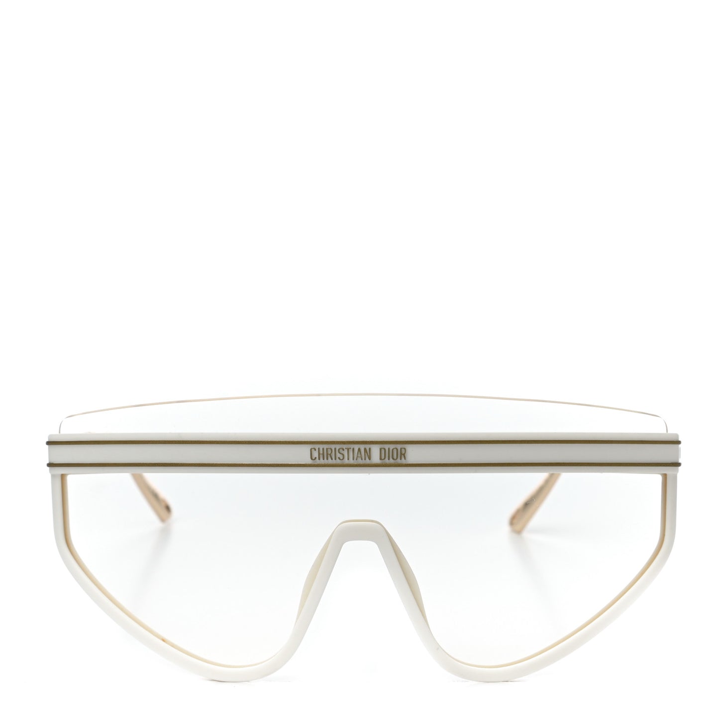 Mask DiorClub M2U Sunglasses Translucent Ivory