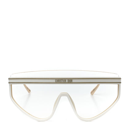 Christian Dior Mask DiorClub M2U Sunglasses Translucent Ivory 4 of 9