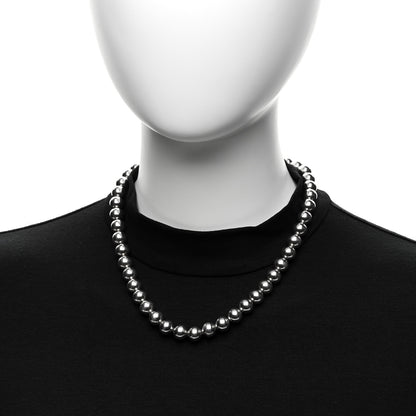Tiffany Sterling Silver 10mm Hardwear Ball Necklace 2 of 5