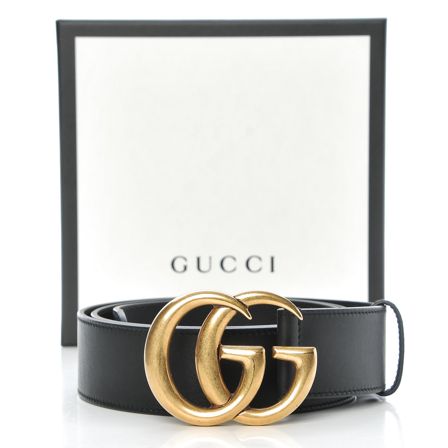Gucci Calfskin Double G 40mm Belt 100 40 Black 6 of 6